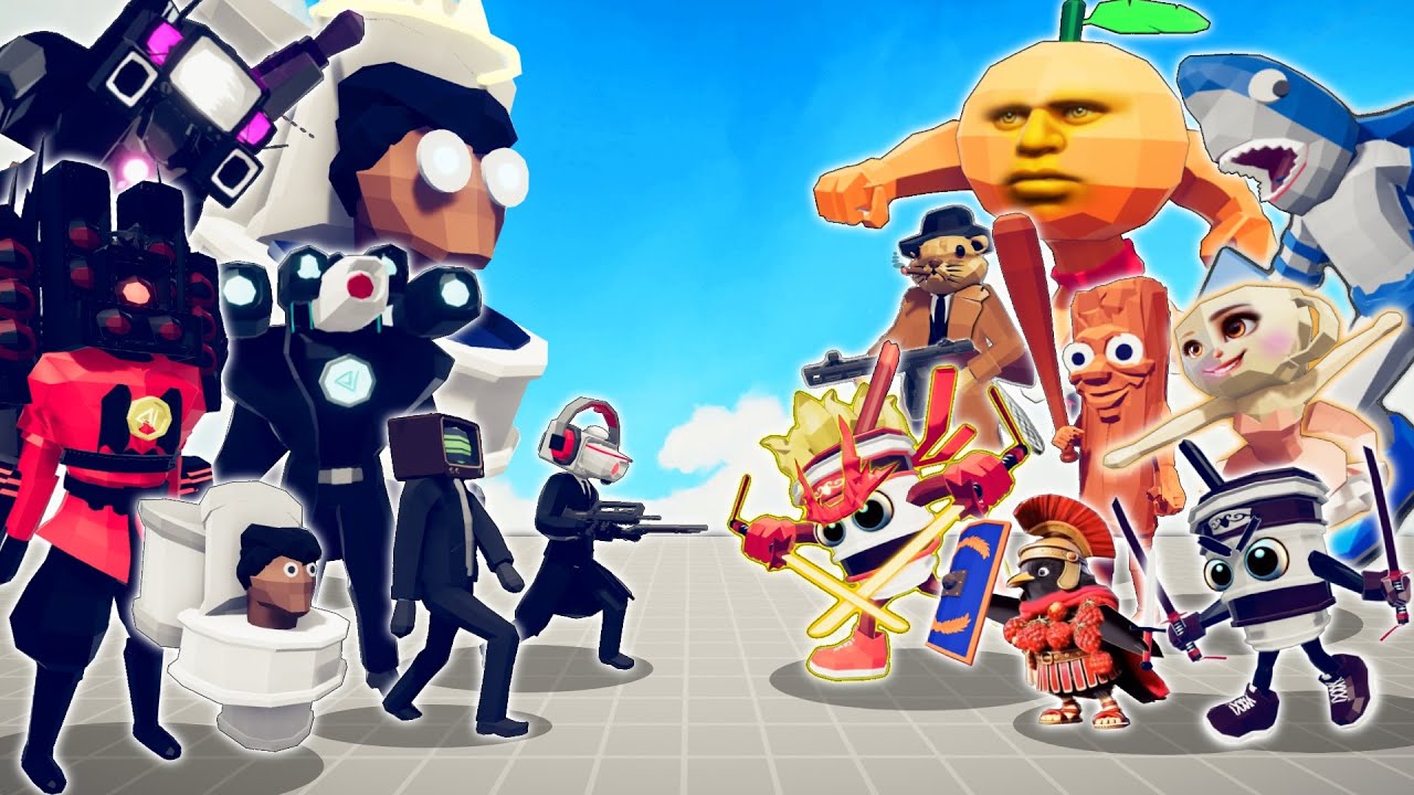 SKIBIDITOILET vs BRAIN ROT - RANDOM SUMMON ( PART 1 ) | TABS - Totally Accurate Battle Simulator