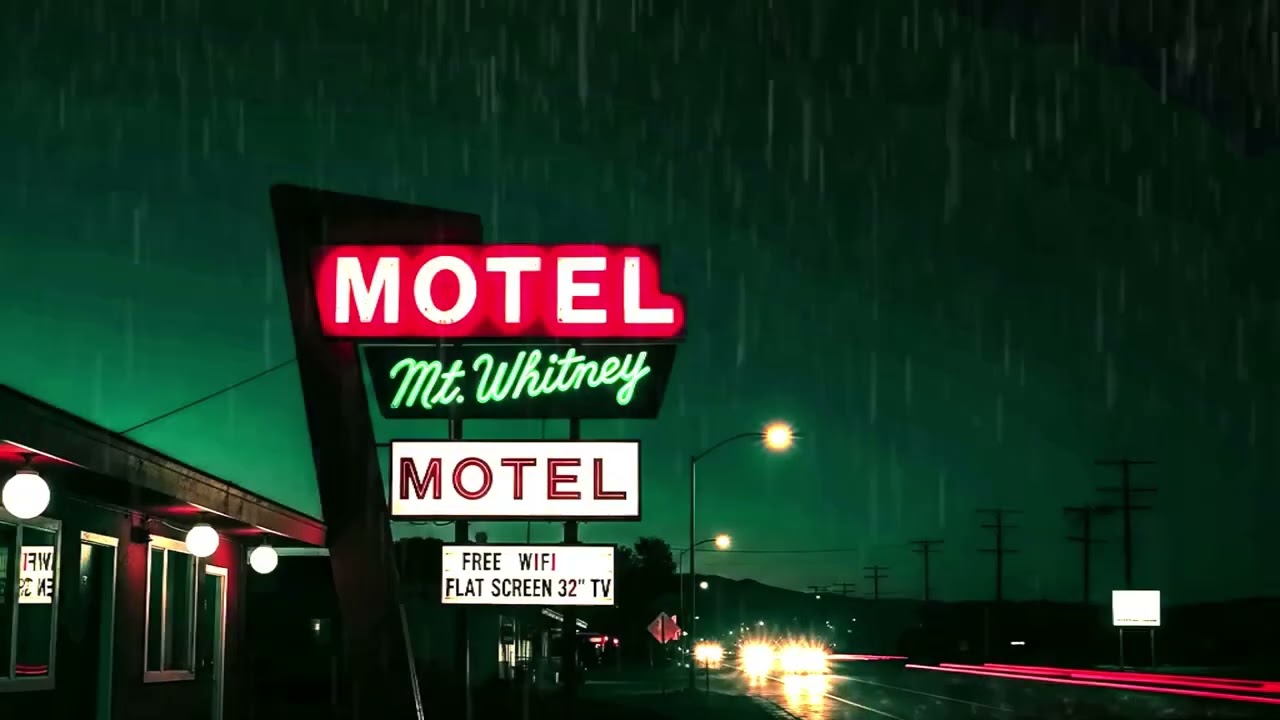 Neon City Rain Lofi 🌆💜 Chill Night Beats for Study, Sleep & Relax