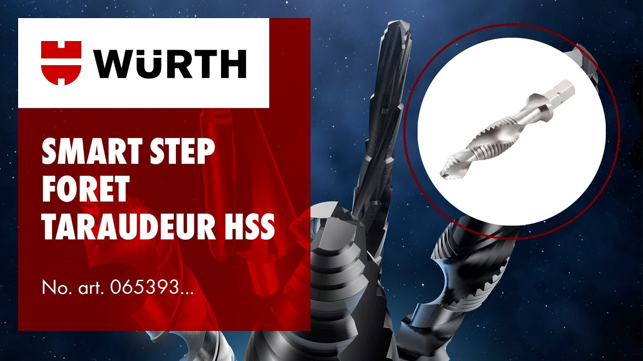 SMART STEP taraud combiné foret taraudeur HSS