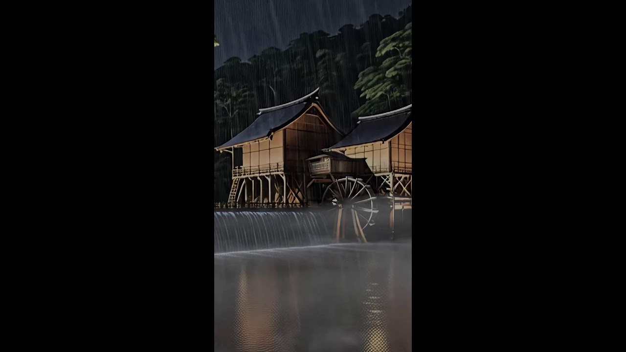 🔴 LIVE: ASMR 24/7 | Rain + River + Cicada Sounds for Sleep & Study |4K No Music 🌿 Vol.11