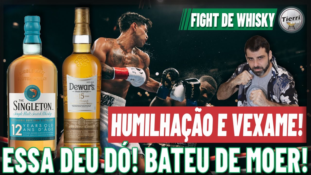 Fight de whisky Dewars 15 anos vs o single malt Singleton 12 qual o melhor?