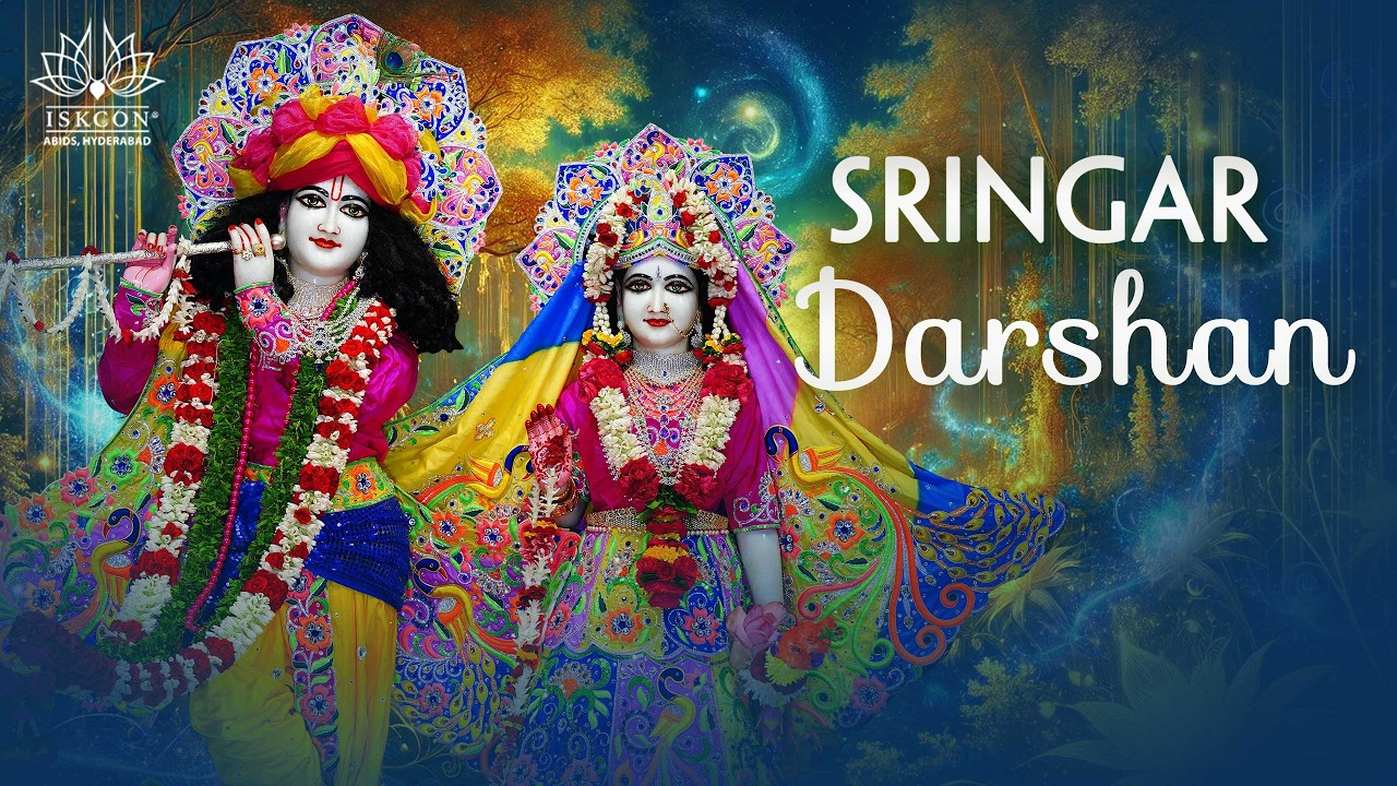 Gaura Purnima Special Shringar Aarti Darshan | Guru Puja | 03-03-2026 | ISKCON Abids Hyderabad