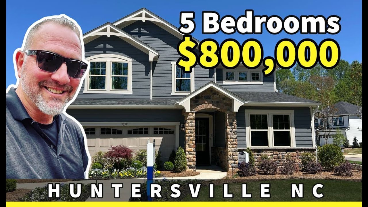 New Homes In Huntersville NC | $800,000 | Lake Norman | The Sequoia Plan