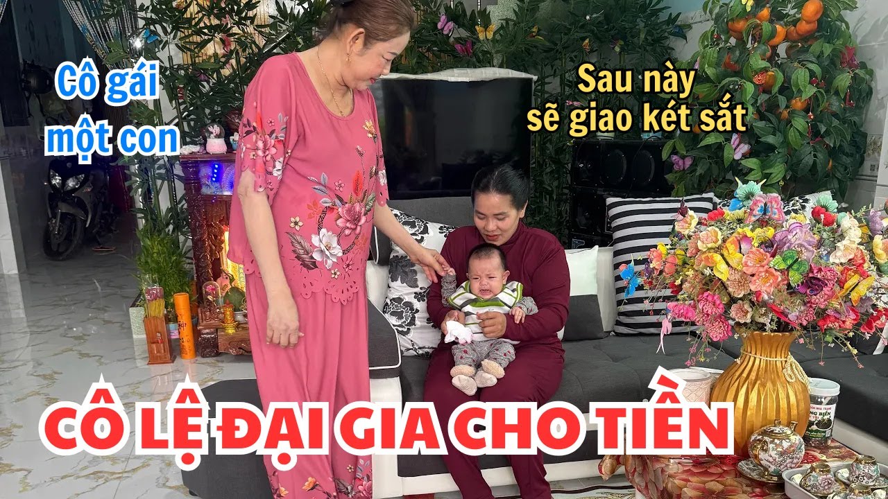 Cô gái lại nhà cô lệ cô lệ cho tiền cầm một tay | Thanh Trúc Miền Tây