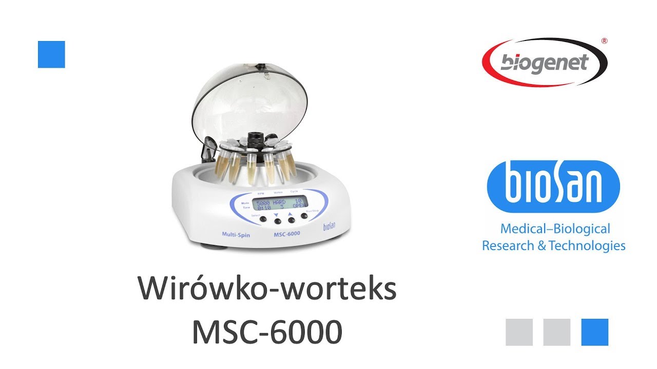 Wideo instrukcja wir&oacute;wko-worteks MSC-6000 Biosan
