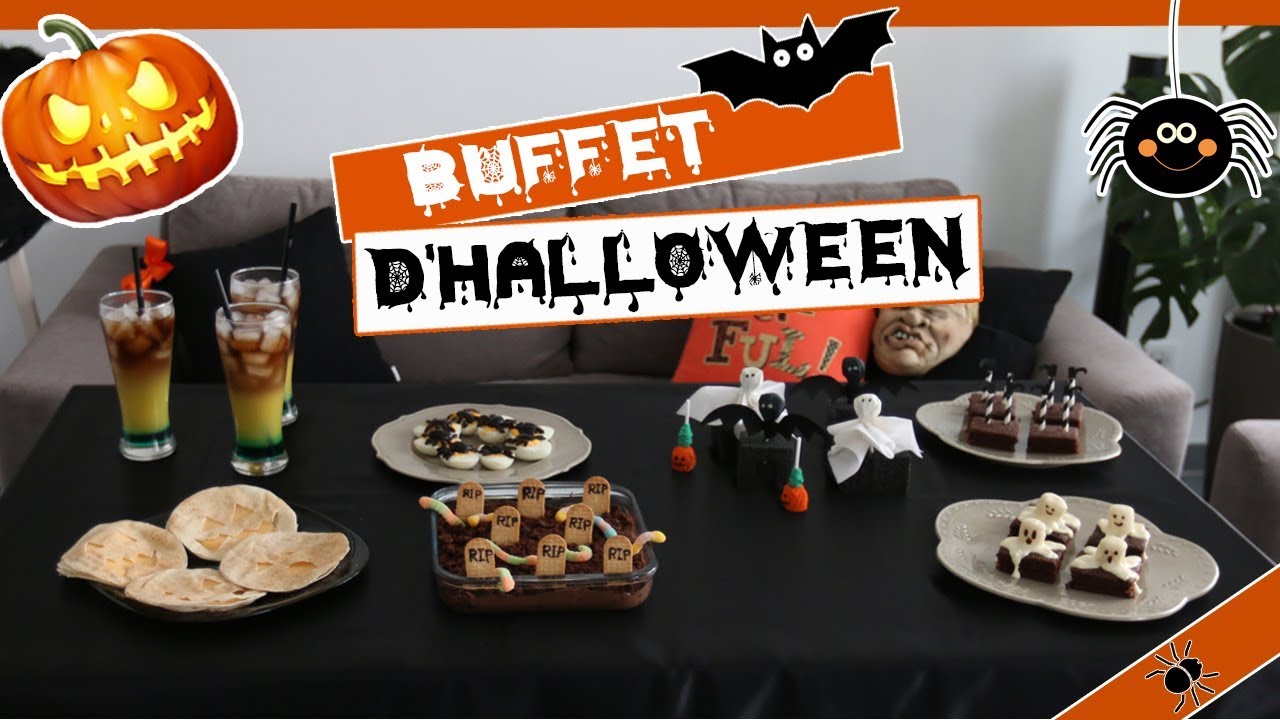 Buffet d'Halloween DIY facile et pas cher