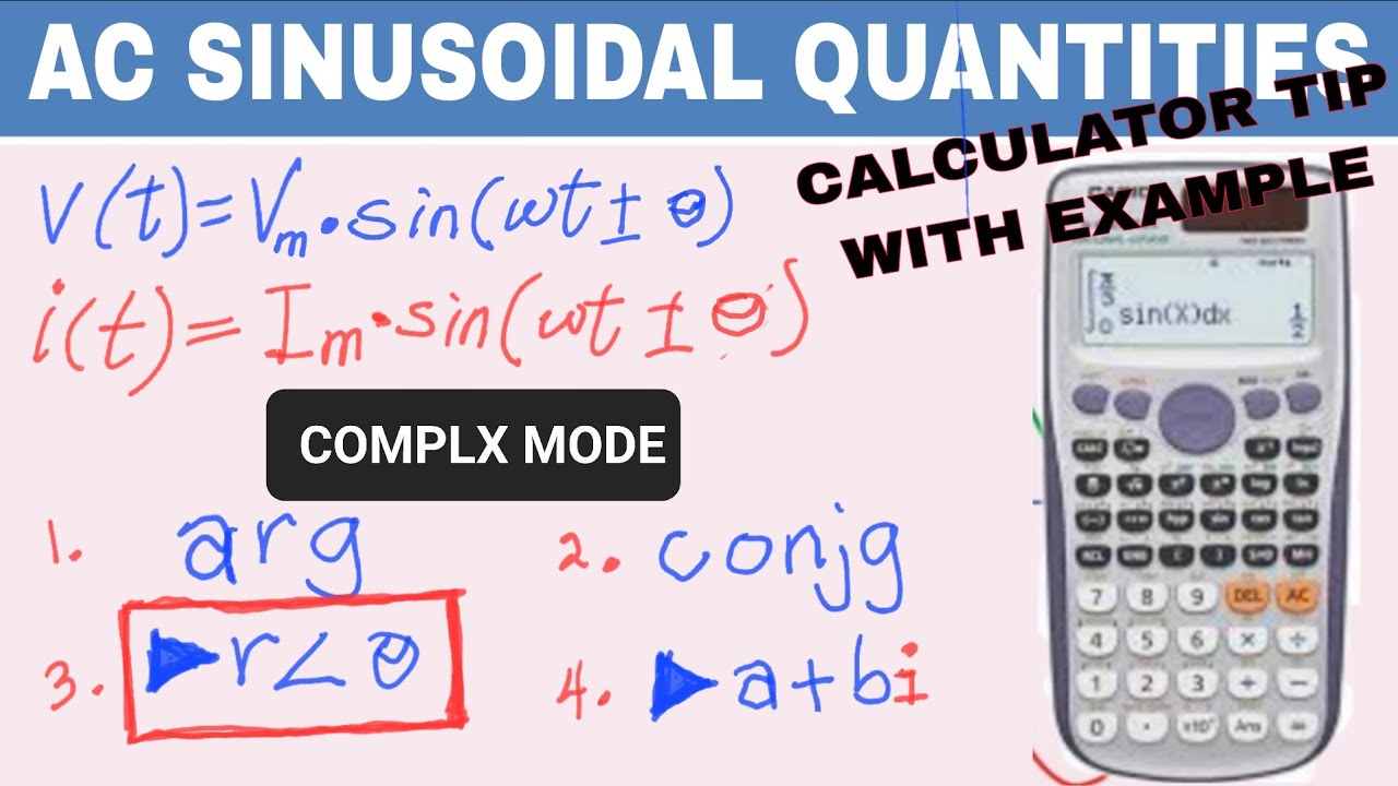 SOLVING AC CIRCUITS USING COMPLEX NUMBERS