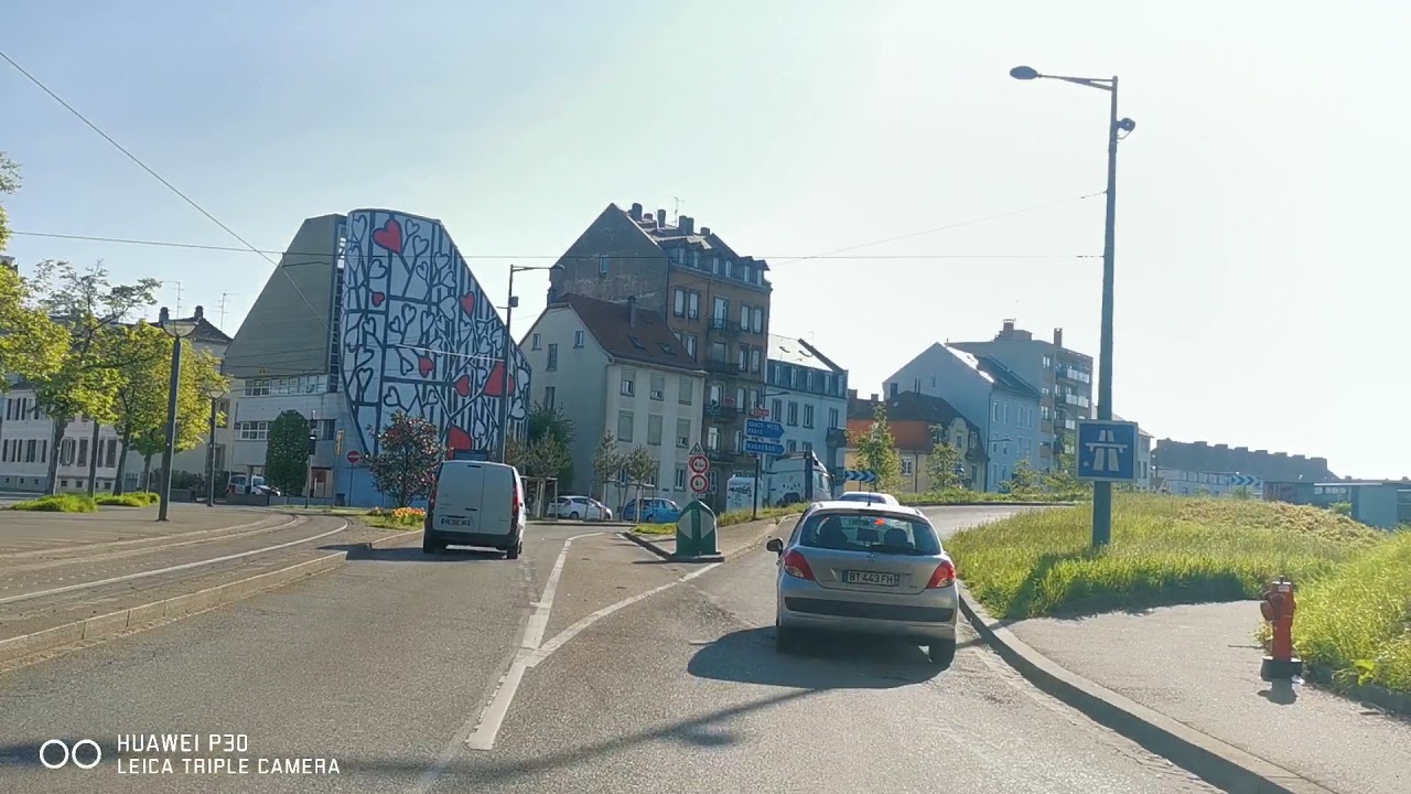 Strasbourg : A35 Autoroute Bas-Rhin, Alsace France