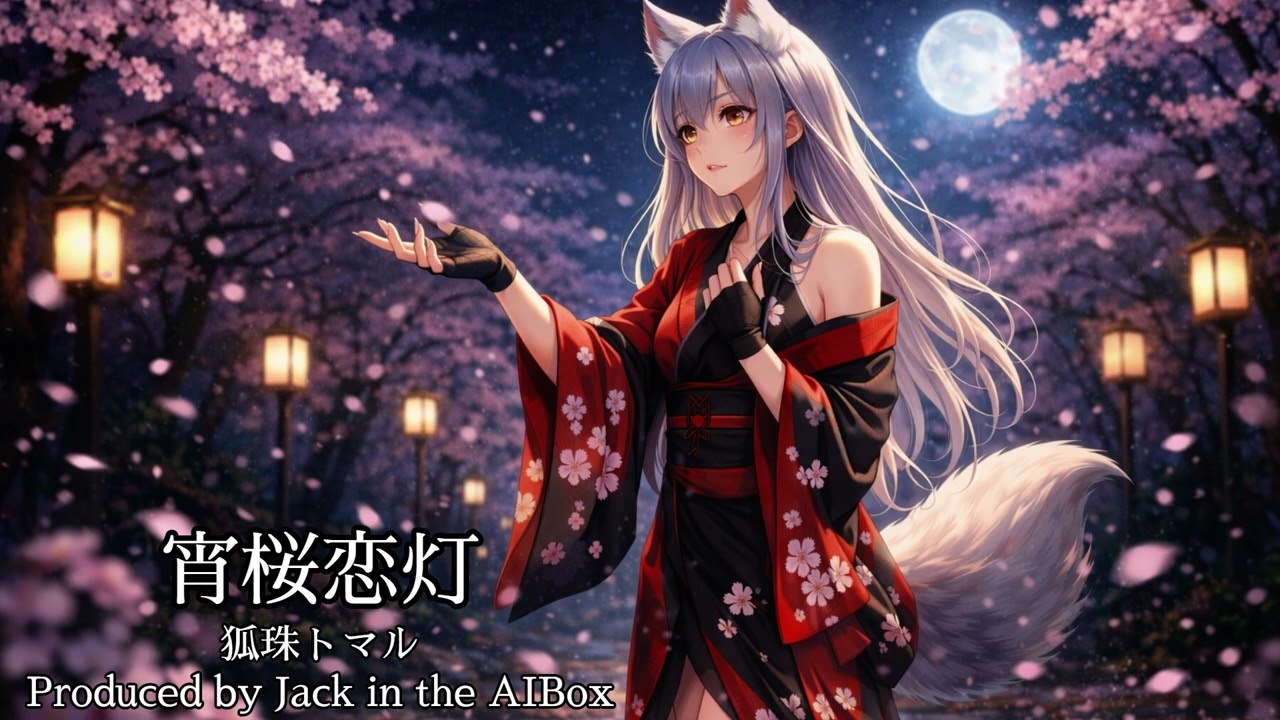 宵桜恋灯｜狐珠トマル【AIで作曲してみた #89】