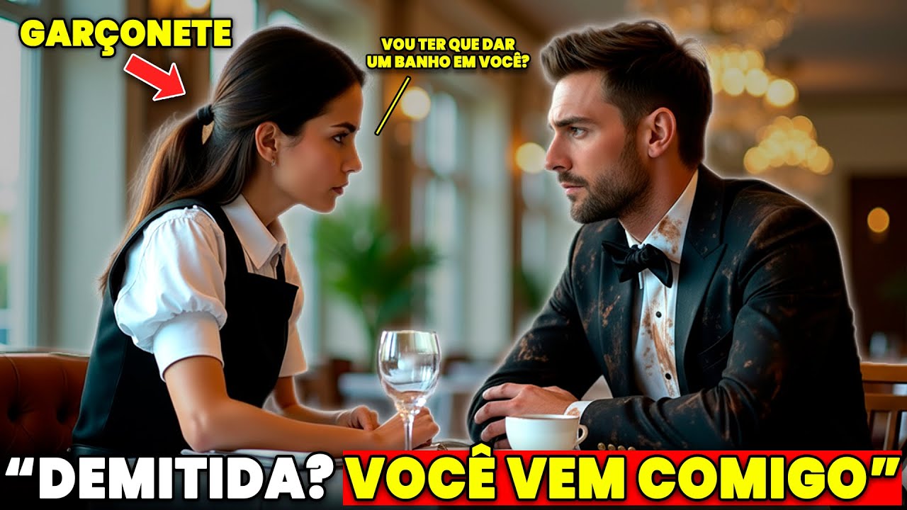 IGNORAVAM O MILIONÁRIO POR ESTAR SUJO; Então a GARÇONETE sentou se com ELE e foi DEMITIDA, mas...