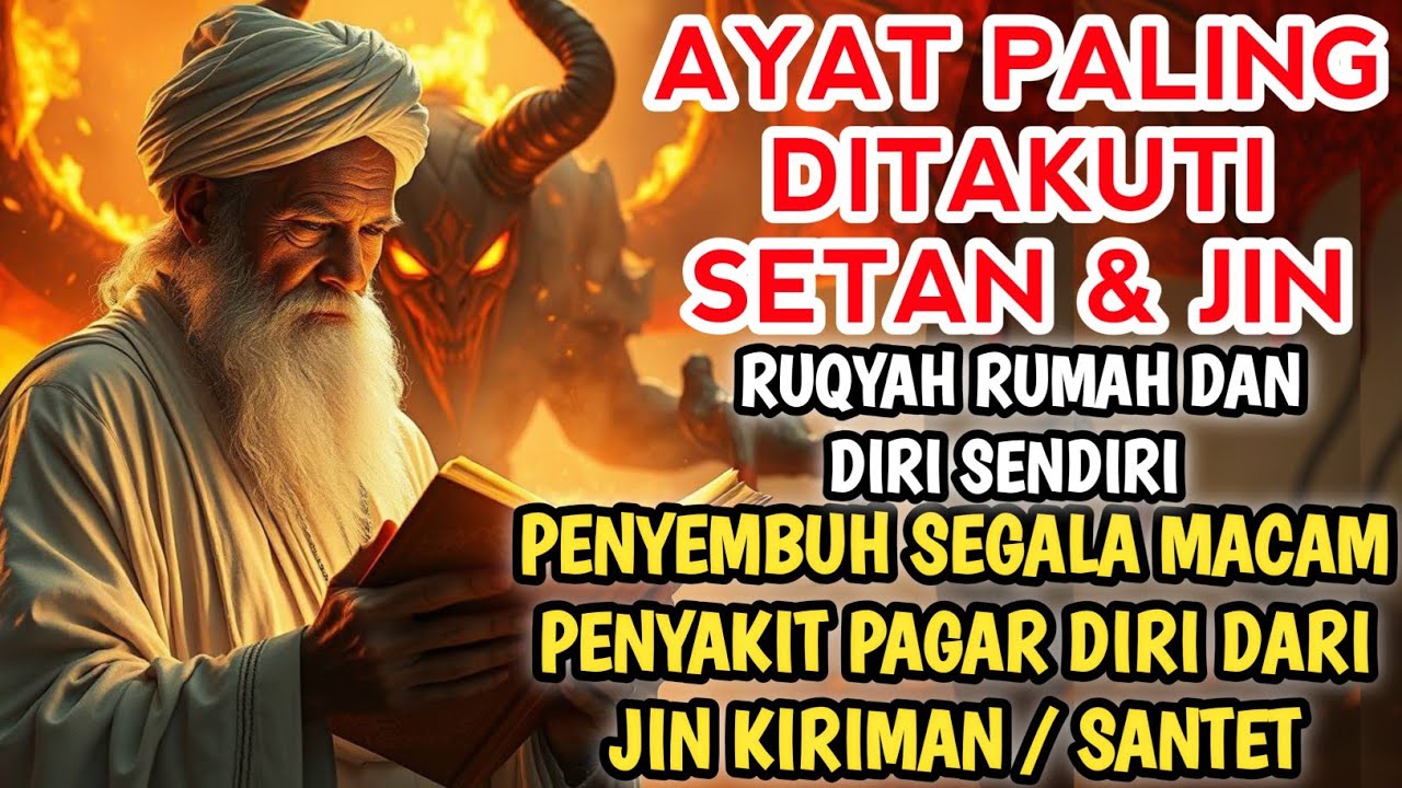RUQYAH RUMAH PENGUSIR JIN, SETAN & SIHIR DI RUMAH & TUBUH, PENENANG HATI & PIKIRAN | ALAA AQEL
