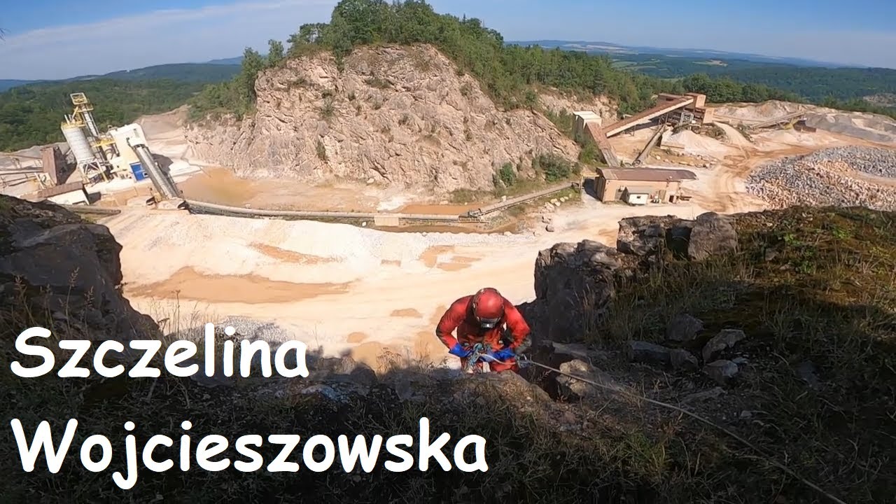 Szczelina Wojcieszowska - Jaskinia ukryta w Kamieniołomie Góry Połom