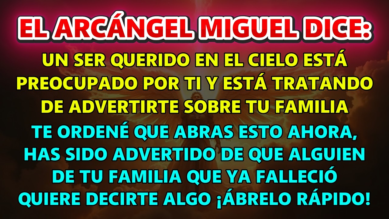 Un ser querido en el cielo está preocupado por ti y envía una advertencia sobre tu familia…