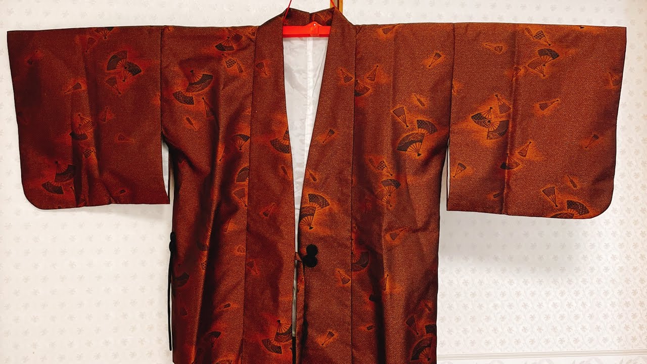 羽織から着やすい素敵なチュニックにリメイクしますRemake kimono haori into long tops
