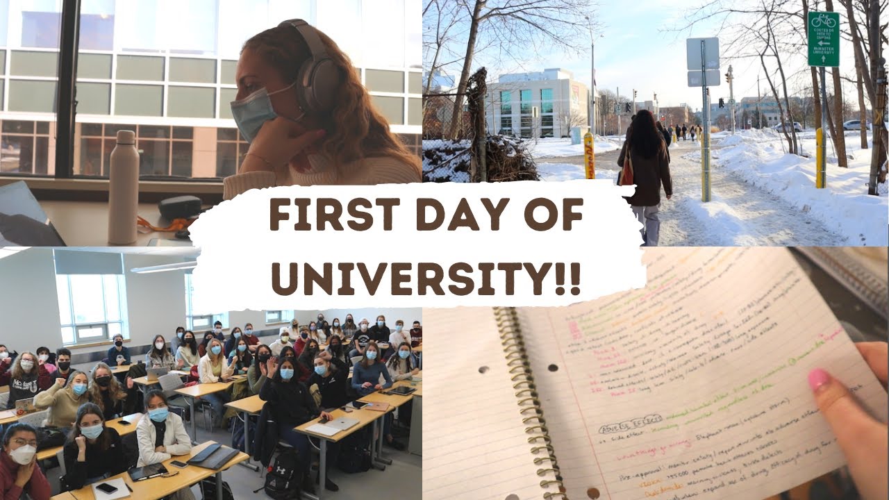 McMaster Vlog  - FIRST DAY OF IN-PERSON CLASSES!