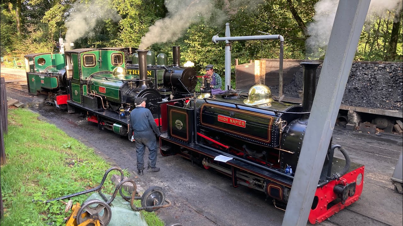 Lynton & Barnstaple Railway Gala 2023 Hunslets LILLA & HUGH NAPIER in Steam Narrow Gauge Steam L&B