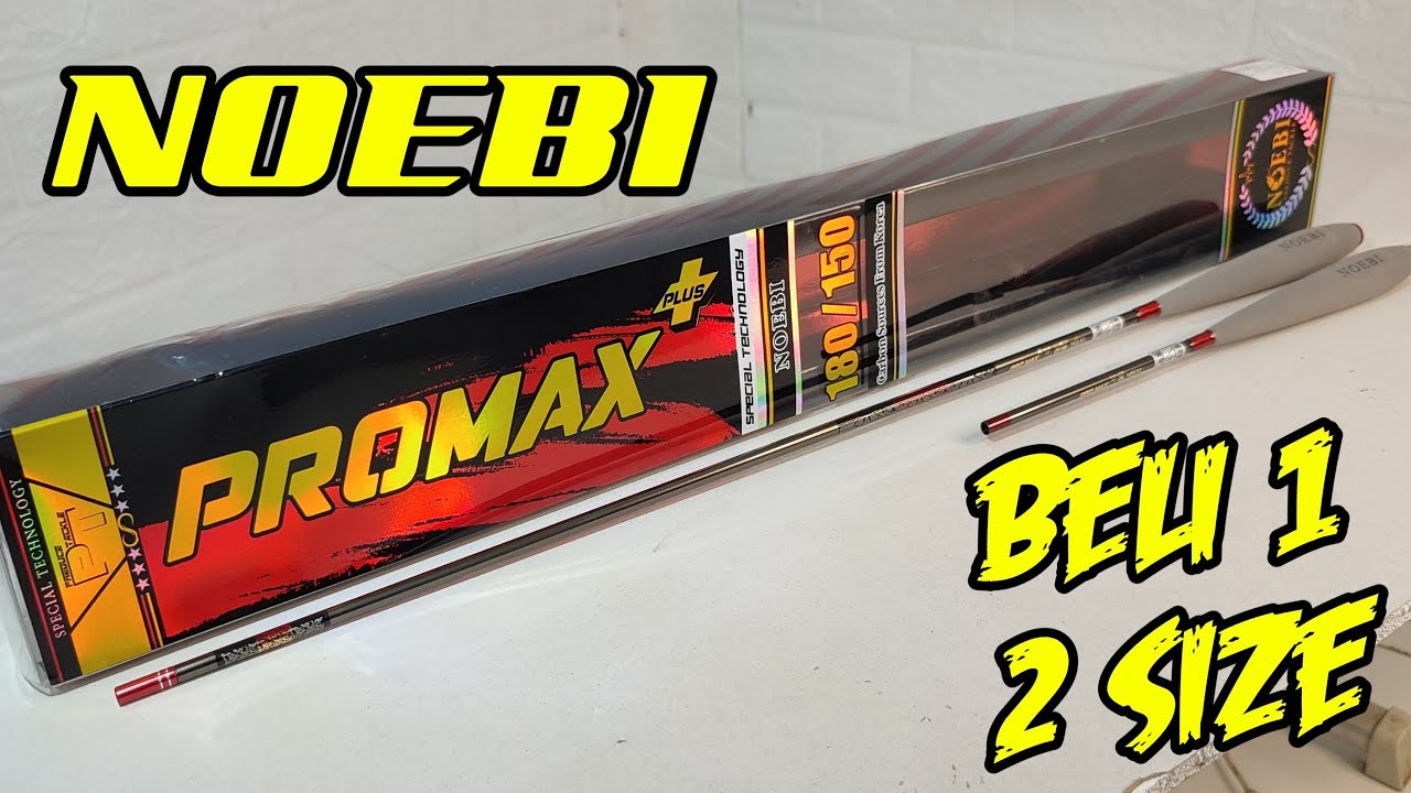 NOEBI PROMAX PLUS 150/180 tegek Microfising ringan dan lentur #microfishing #tegek #noebi #tanago