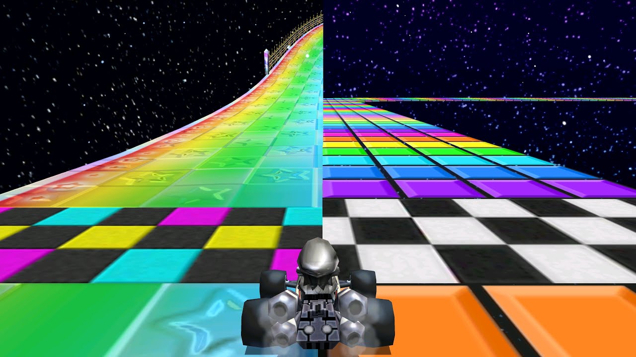 [MK7 TAS] Completing 2 Rainbow Roads With The Same Inputs