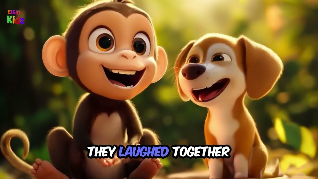 Doggy and Monkey Song | Interactive Nursery Rhyme for Kids | EIEIOKIDZ