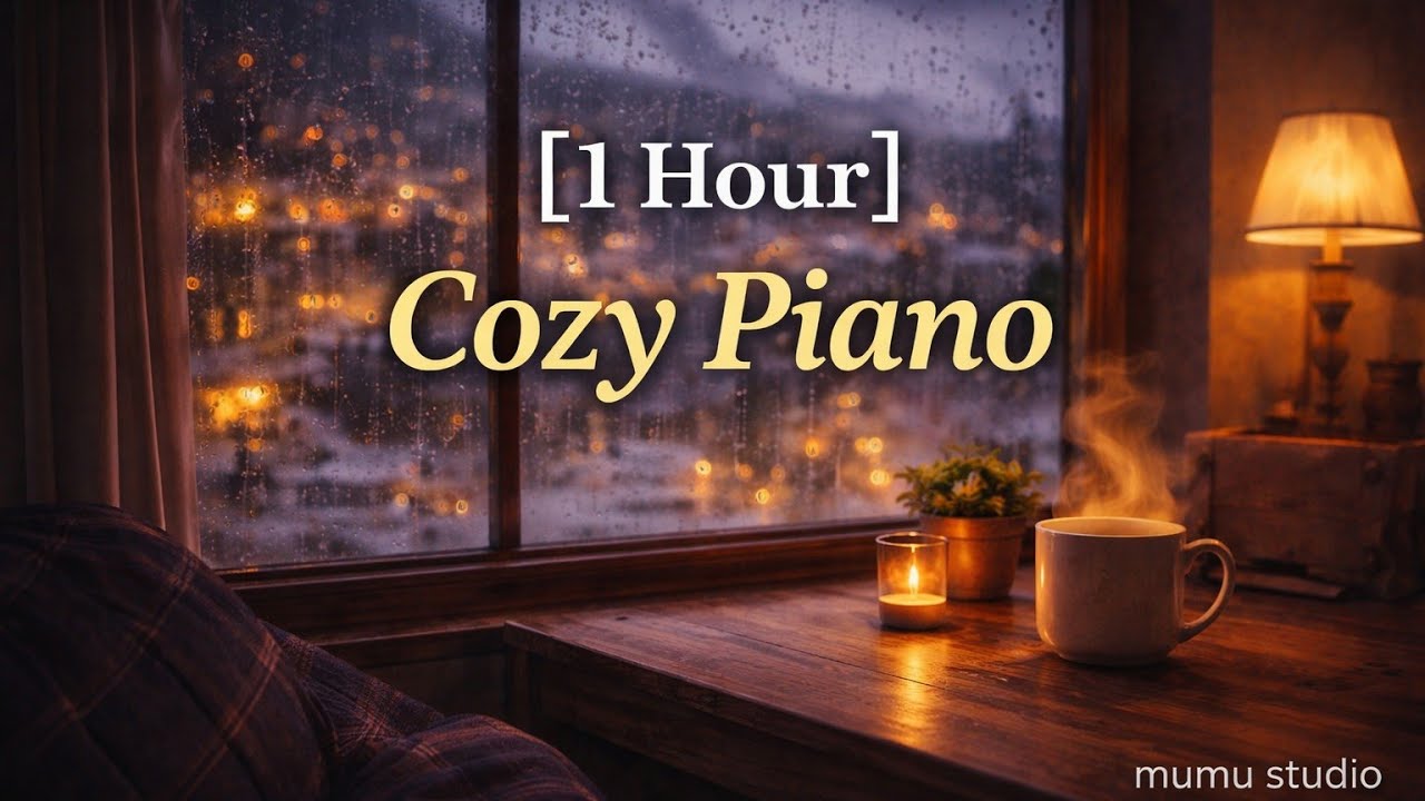 [1 Hour] Cozy Piano ☕ | Warm Cafe Ambience
