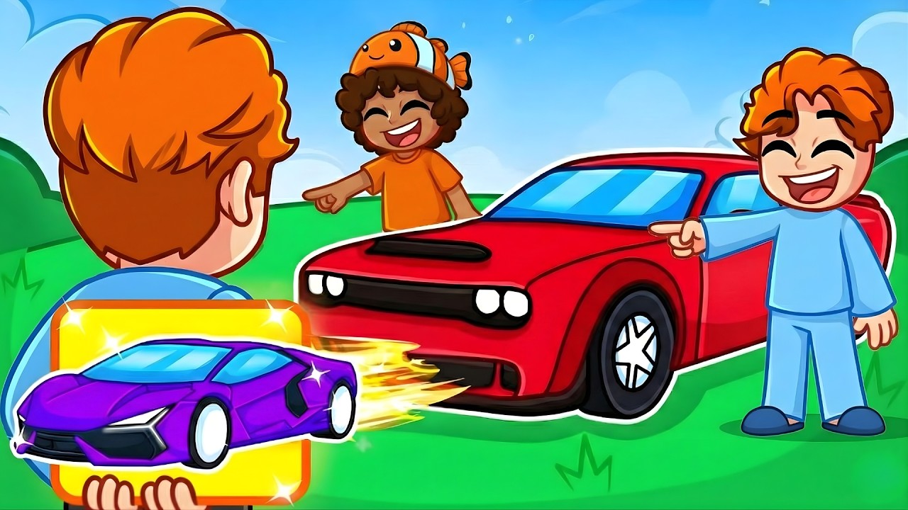 Jag Låtsades Vara Noob Och Använde Sedan SNABBASTE BILEN I Roblox Driving Empire!