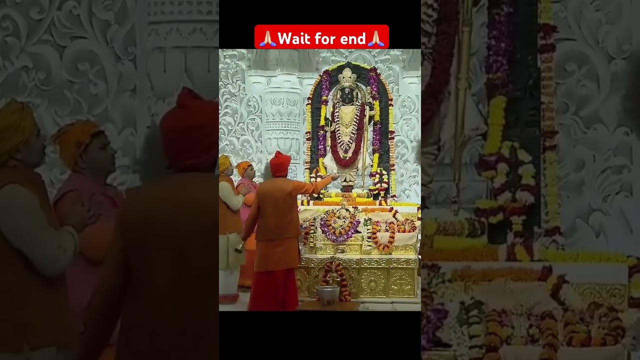 🙏🏻AYODHYA SHREE RAM MANDIR LIVE AARTI DARSHAN 🙏🏻#ayodhya #shreeram #ayodhyarammandir #shrots #short
