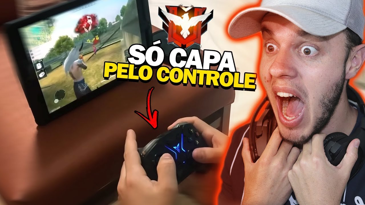 EITAA! ELE É O MAIS RÁPIDO JOGANDO NO CONTROLE (Gamepad)? FREE FIRE FRAJOLA