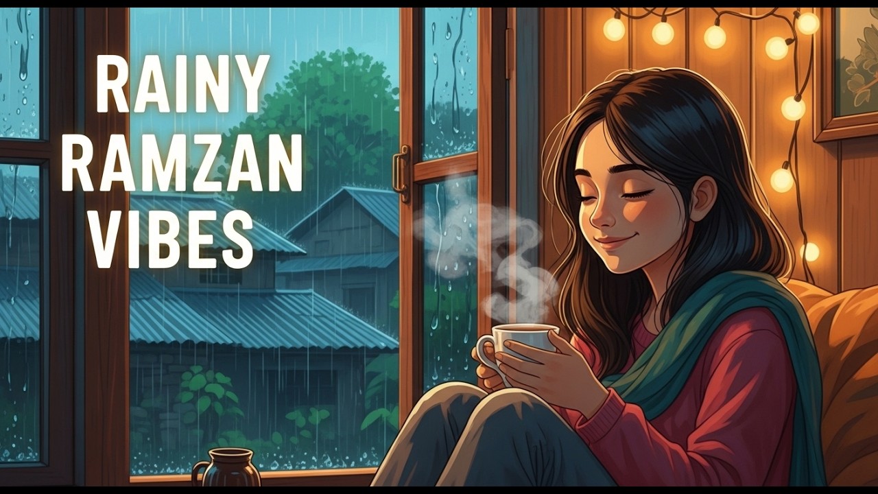 “Rain on Tin Roofs During Ramzan 🌧 | Cozy Village Life ASMR & Quiet Moments”