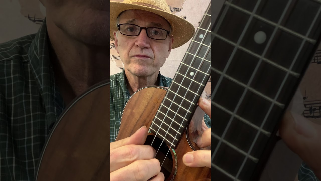 UKULELE TIP 9:  How to finger pick the forward roll #You Tube Shorts