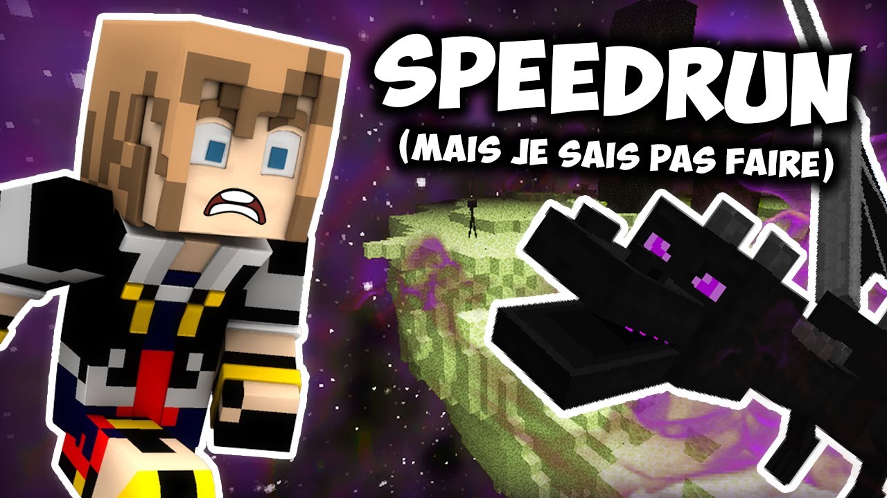 Je speedrun Minecraft (mais je suis nul !)