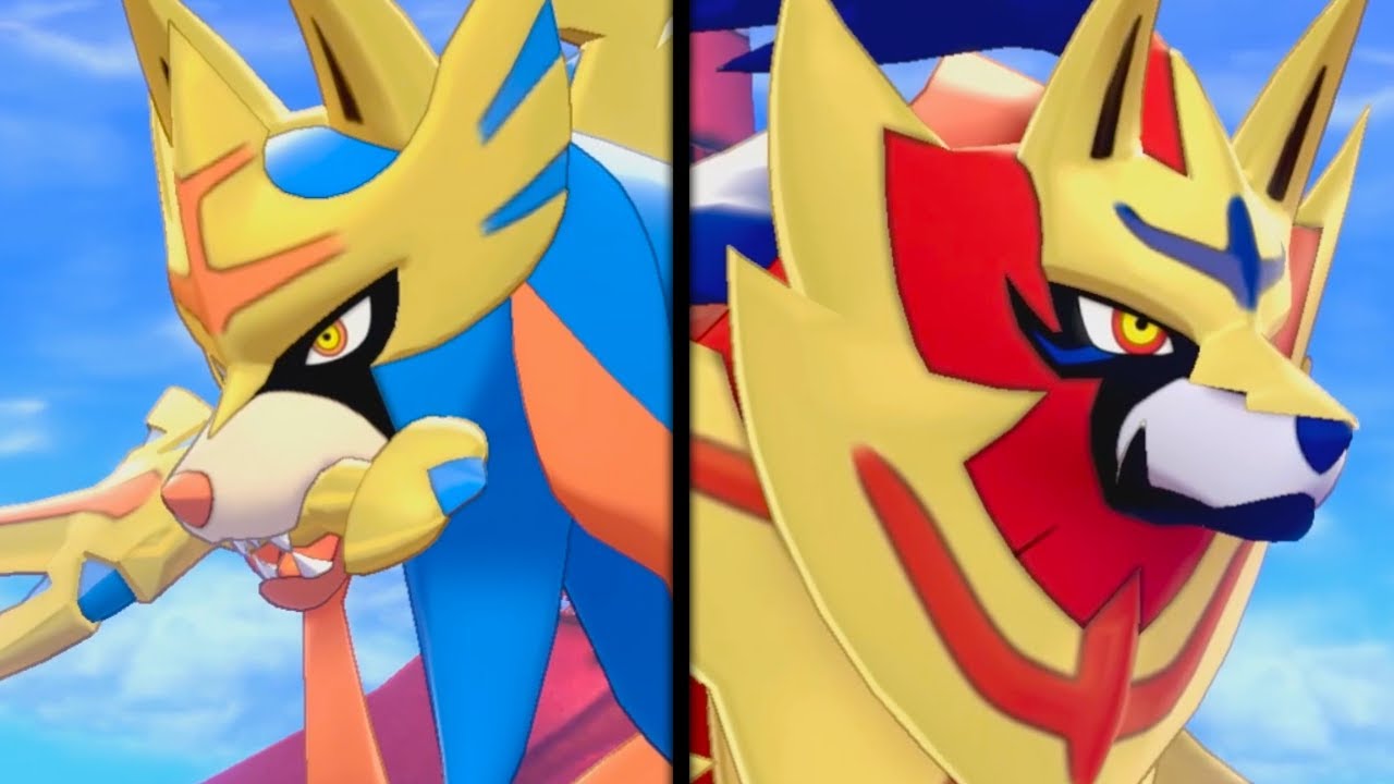 Pokemon Sword & Shield - Zacian & Zamazenta Battles + Catch!