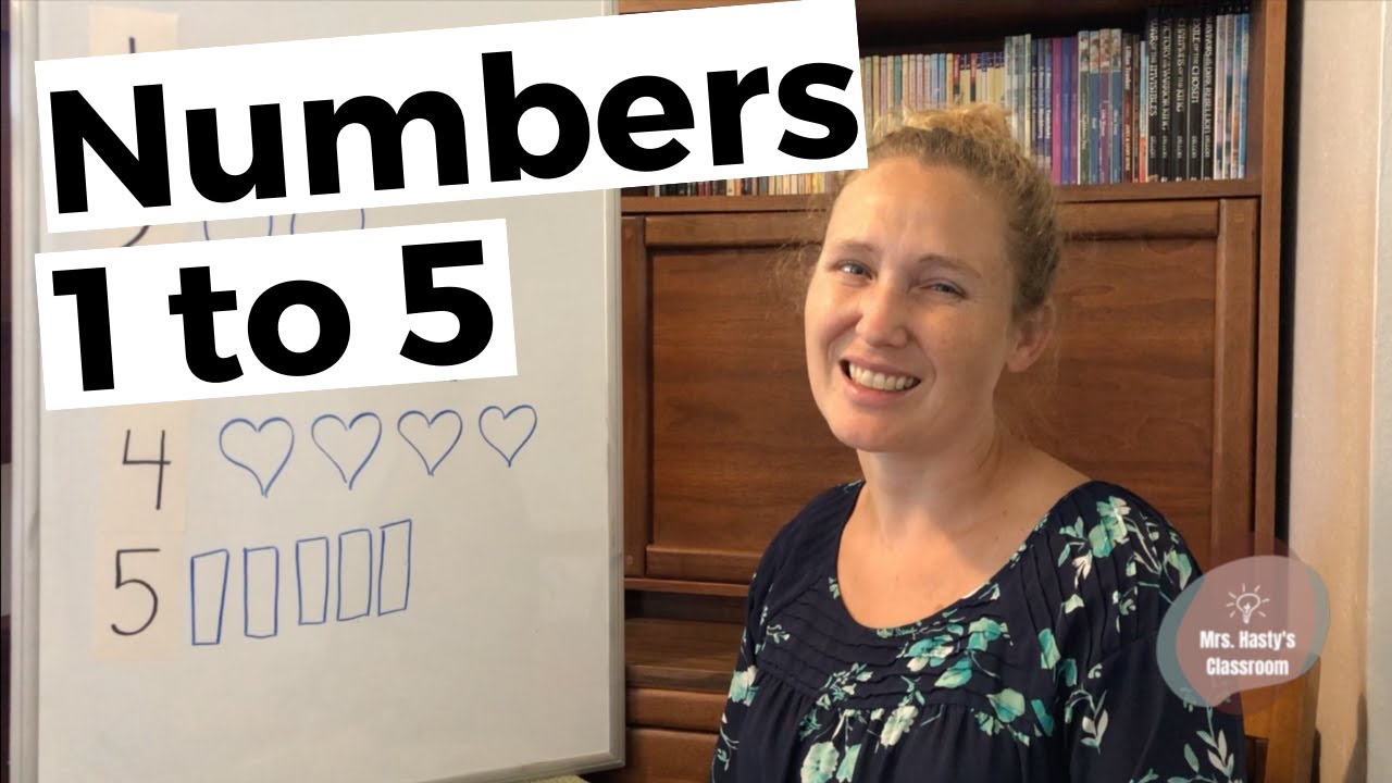 Numbers 1 to 5 - rhymes, writing, counting, and FUN! - Learn at home