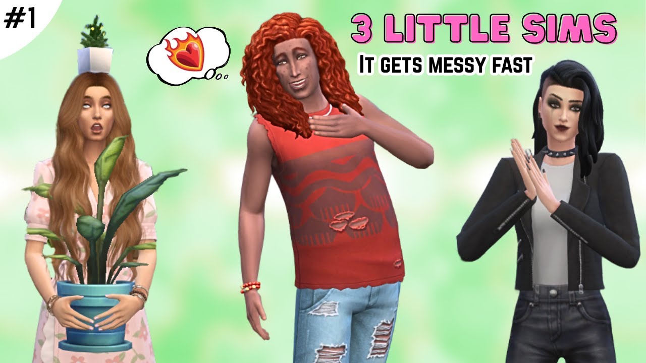 3 Sims 1 Love Triangle
