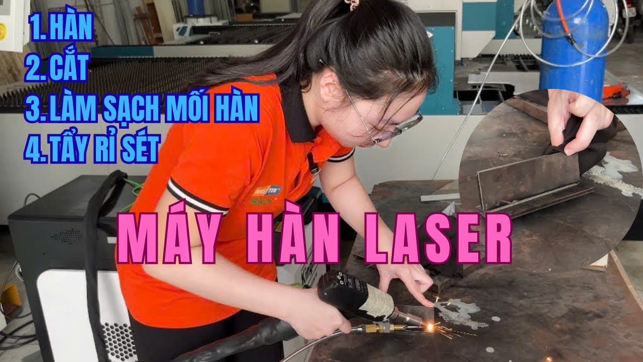 máy hàn laser bốn chức năng giá rẻ mới nhất 2025 | máy hàn laser giá rẻ | 0903 849 964