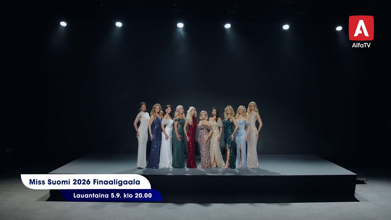 Upeat kaunottaret juhlapuvuissa. Joko suosikkisi on valittuna? | Miss Suomi 2026