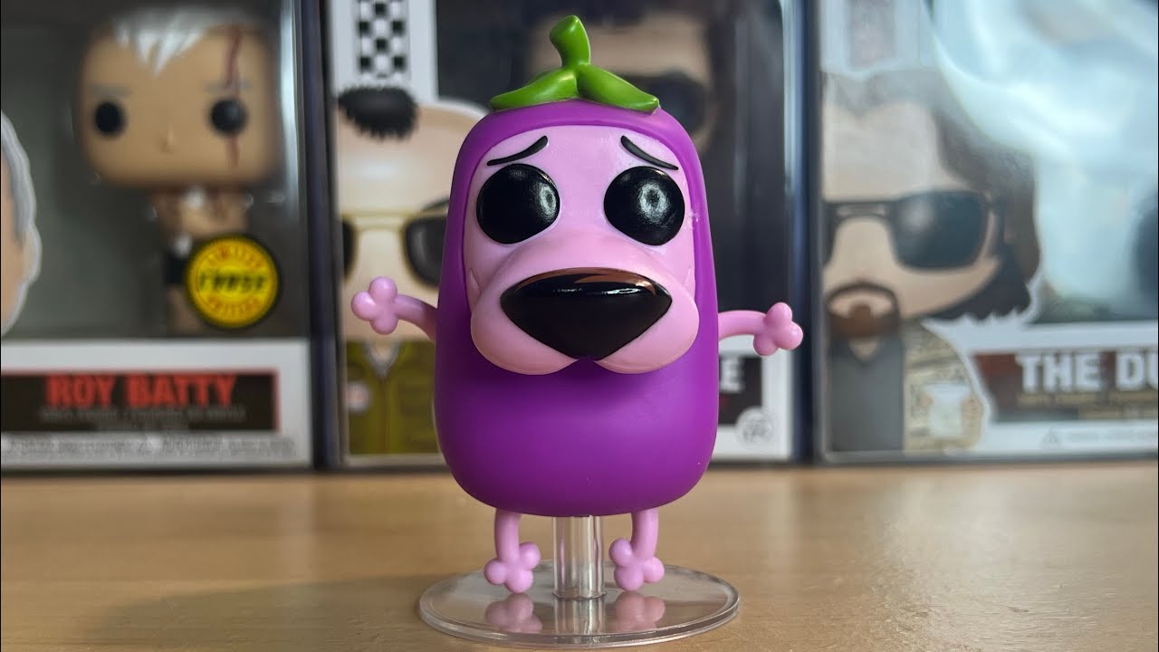 Funko Pop! Courage the Cowardly Dog - Entertainment Earth Exclusive The Great Eggplant Courage Unbox