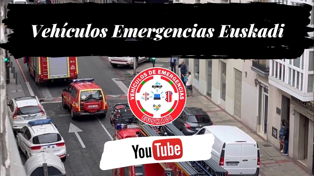 Servicios de Emergencias acudiendo a diferentes avisos en Vitoria-Gasteiz.