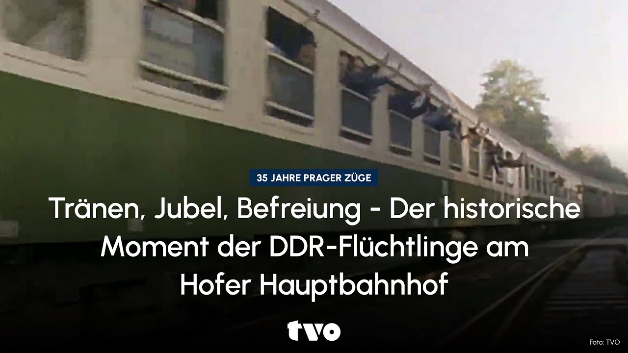 Tränen, Jubel, Befreiung : Der historische Moment der DDR-Flüchtlinge am Hofer Hauptbahnhof