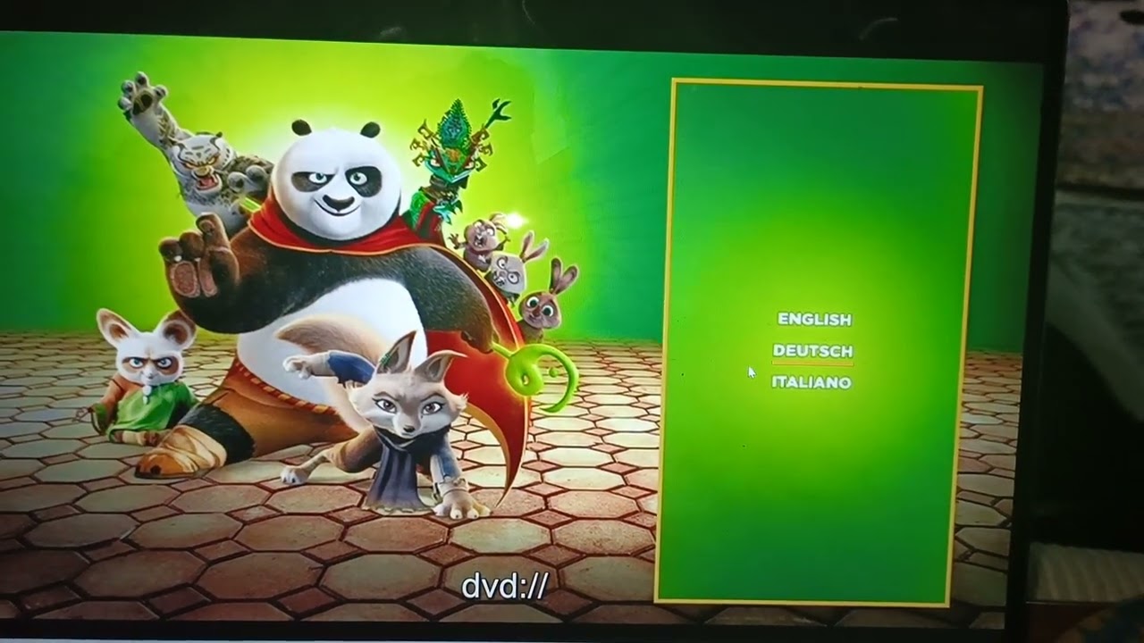 Apertura Dvd Kung Fu Panda 4