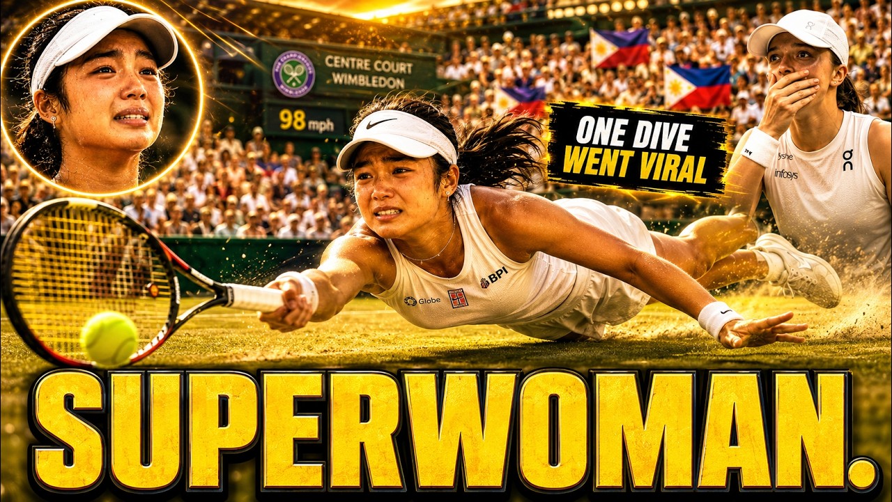 Alex Eala&rsquo;s VIRAL Wimbledon Dive Has Tennis Fans Calling Her SUPERWOMAN