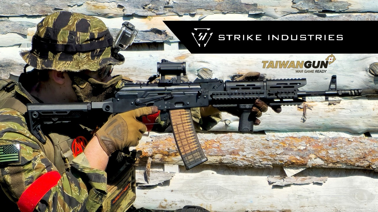 AK TRAX - Strike Industries Out of the box Airsoft Gameplay | Cyma Platinum [4K60]