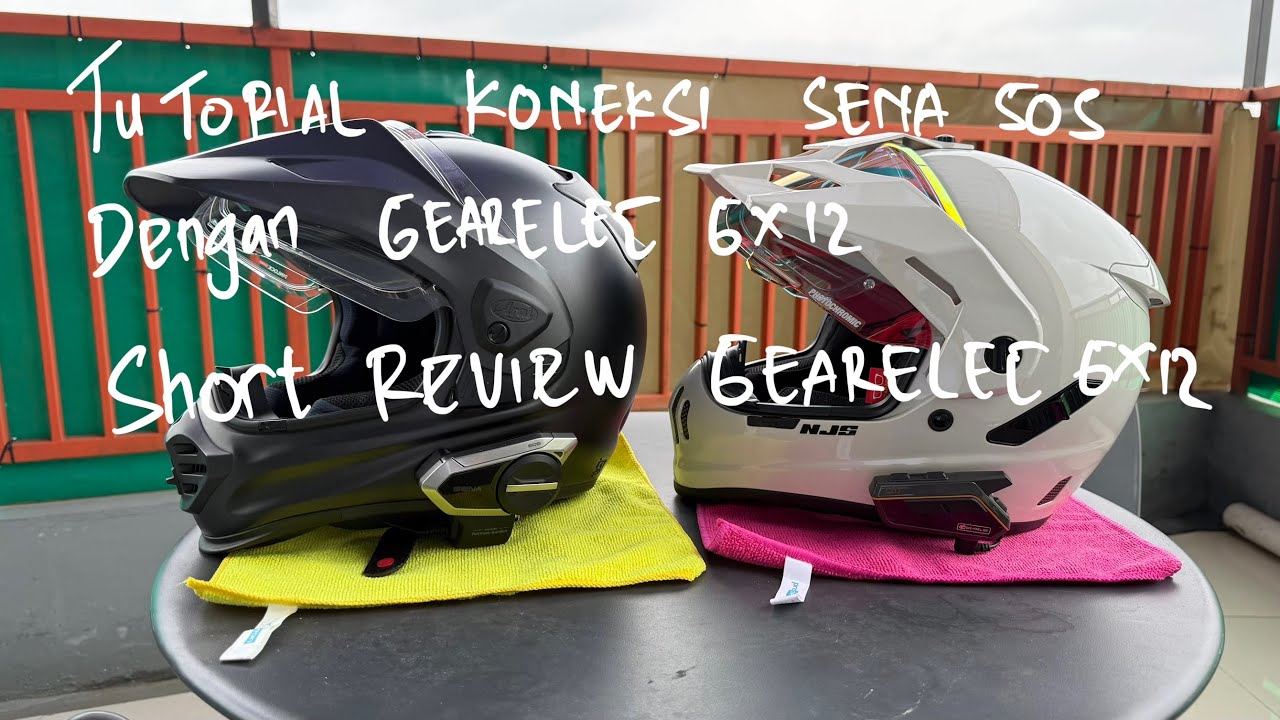 Tutorial Koneksi Intercomm Sena 50S dengan Gearelec GX12 + Short Review Gearelec GX12