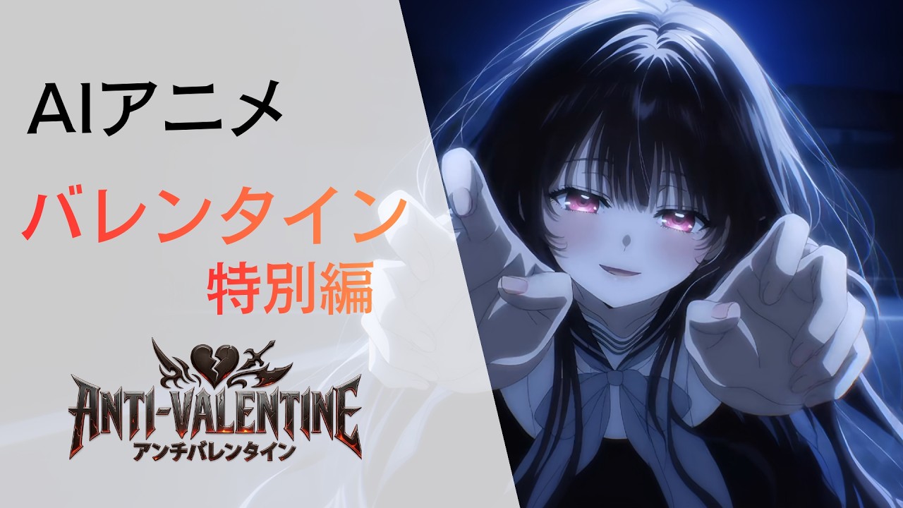 AIアニメ『アンチバレンタイン』　～チョコもらえないので配ってくれるアニメを作ってみました～