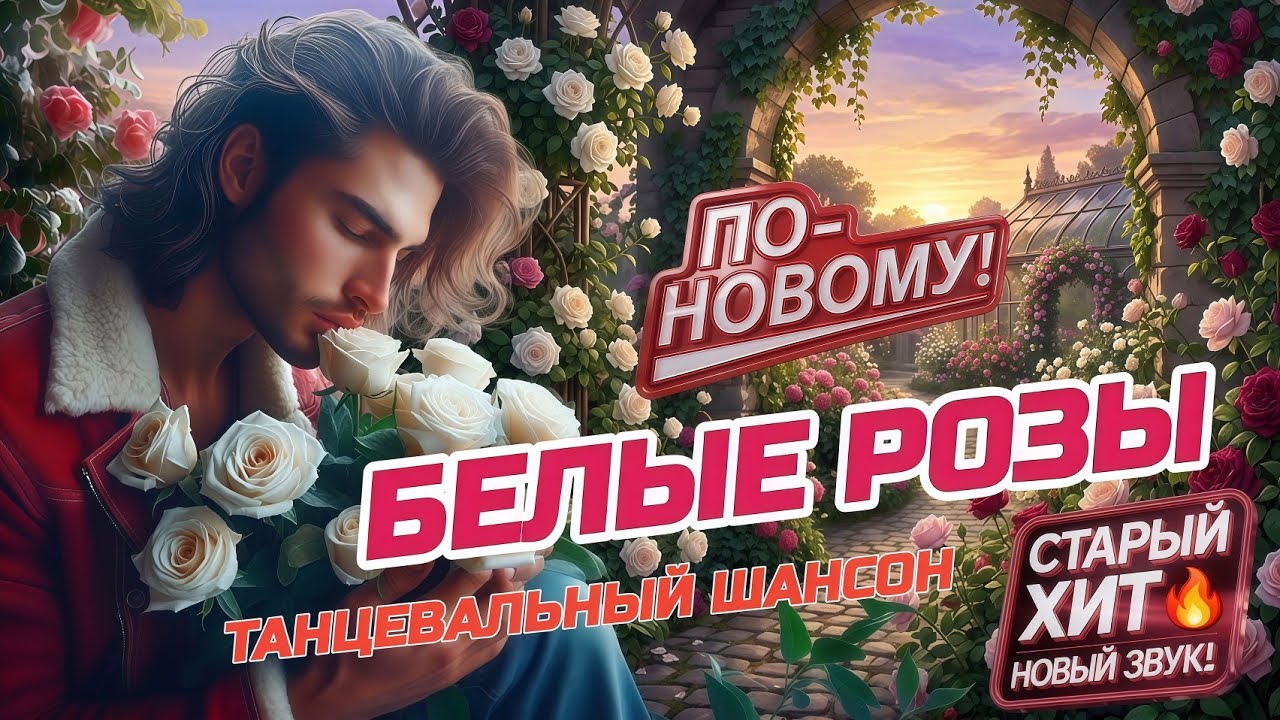 Белые Розы ❄️💐❤️ | С Новым Куплетом | Танцевальный Шансон 