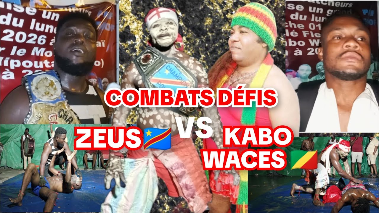 COMBATS DÉFIS FINAL: KABO WACES 🇨🇬 VS ZEUS🇨🇩, MALE🇨🇬 VS LIYEBO🇨🇩. ZEUS ALOBI AKO KUNDA KABO LELO