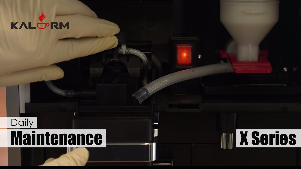 Automatic Coffee Machine Daily Maintenance | KALERM X Series