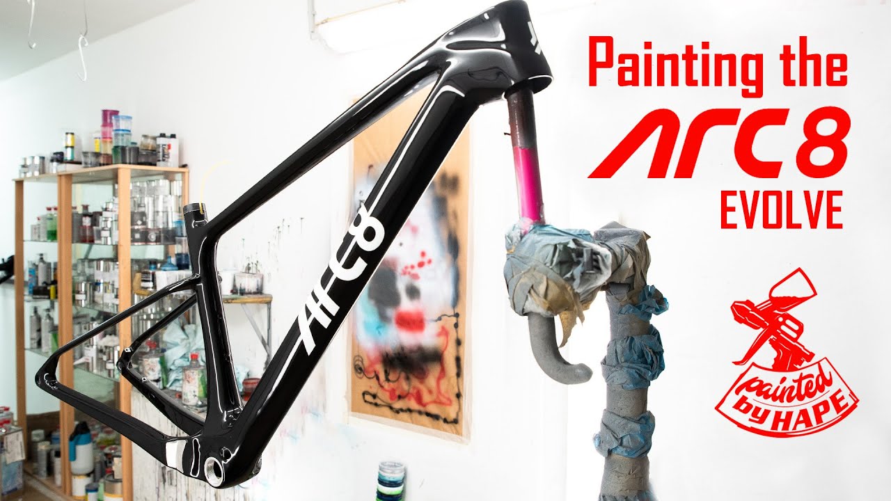 Painting the ARC8 EVOLVE | from raw to glossy | HaPe BIKES
