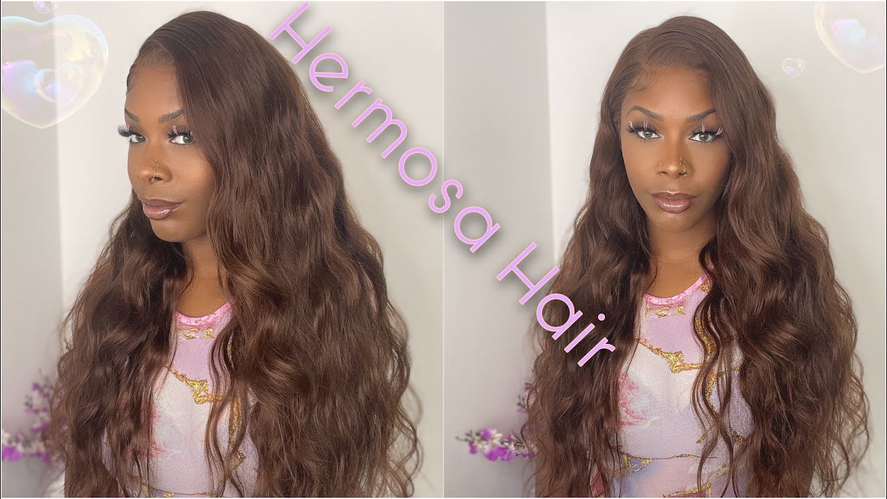Easy Install | Brown Wig #4 Colored Human Hair 13×4 Lace Front Wig | ✨ Hermosa Hair ✨