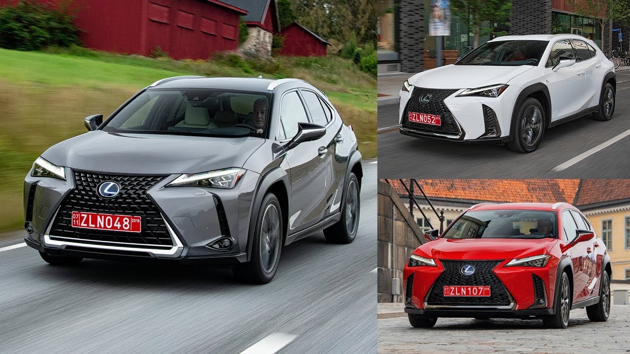 2019 Lexus UX 250h F Sport Red (1:01), Sonic White (10:10) | UX 250h Mercury Grey (19:59)