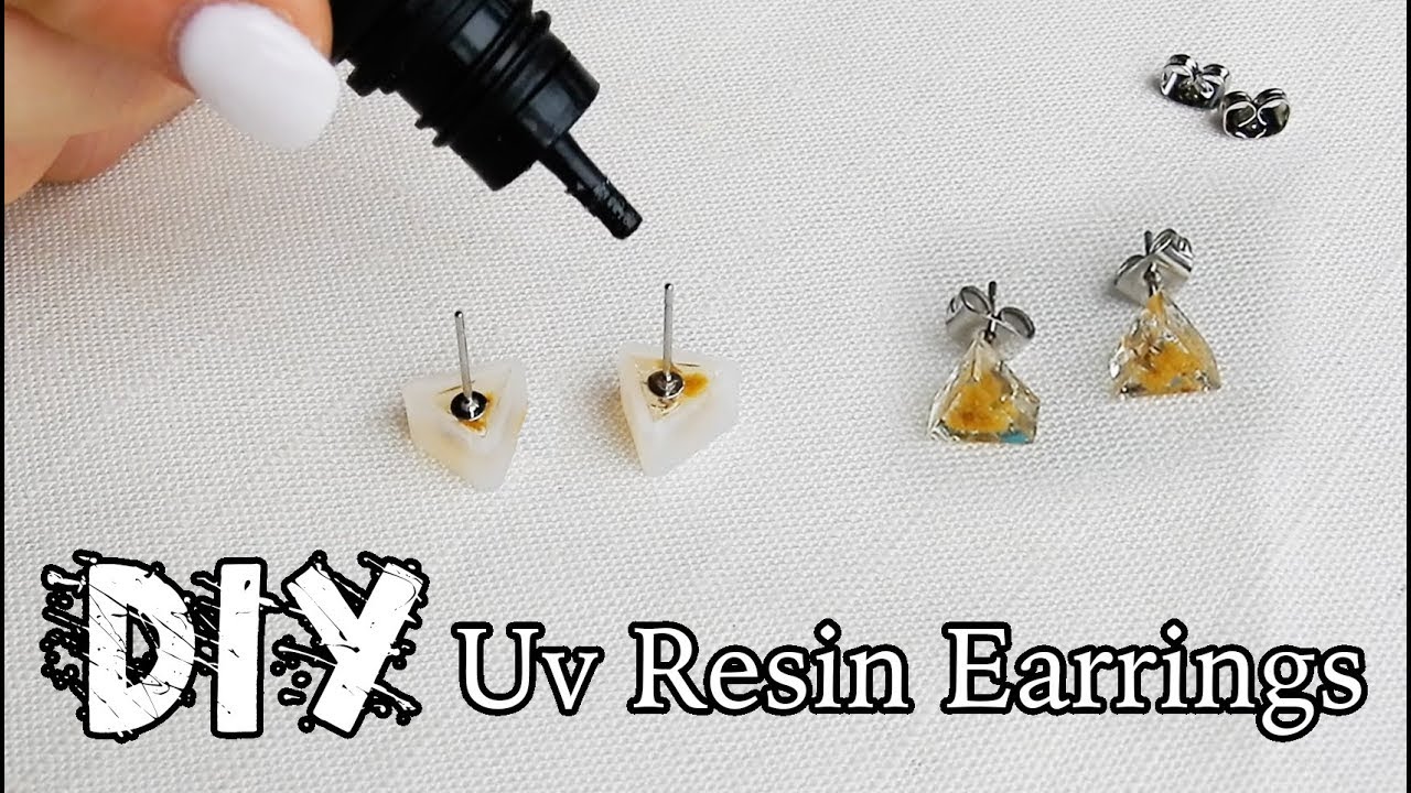UV Resin Wattle Earrings || DIY || Tanaha Jane